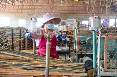 江西广昌头陂镇 竹制品加工按下绿色发展“升级键”