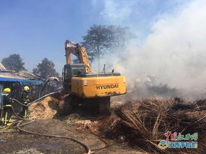 南城竹制品加工厂突发大火，消防官兵紧急扑救保安全